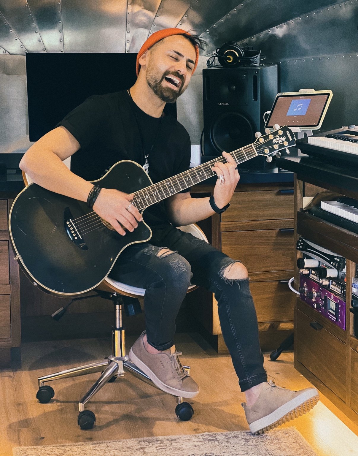 Music studio session